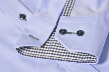 Purple Bow 40 - men - hemelsblauw detail 1