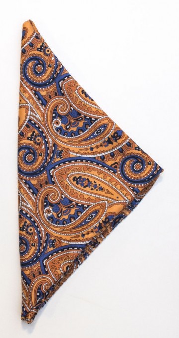 JHF The Paisley handkerchief oranje