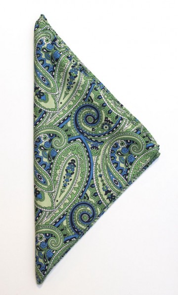 JHF The Paisley handkerchief groen