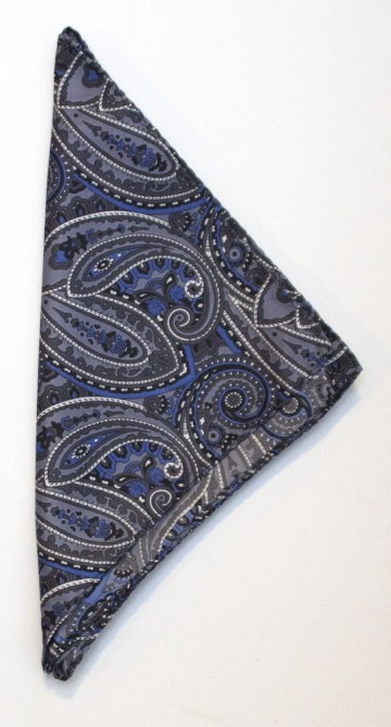 JHF The Paisley handkerchief grijs