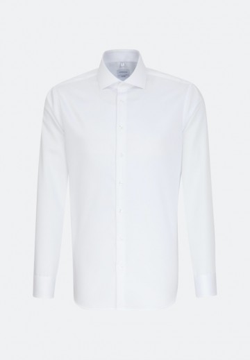 295007 Seidensticker Men's Shirt Twill Shaped Fit LS wit