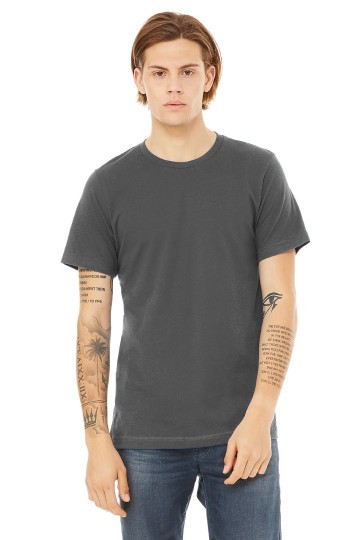 3001 B+C Unisex Crew Neck T-shirt asfalt