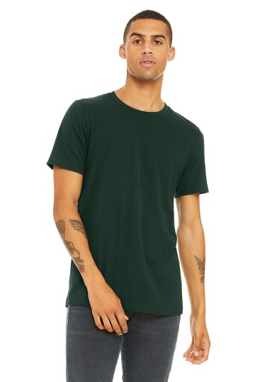 3001 B+C Unisex Crew Neck T-shirt bosgroen