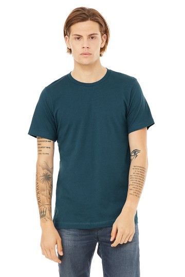 3001 B+C Unisex Crew Neck T-shirt diep teal