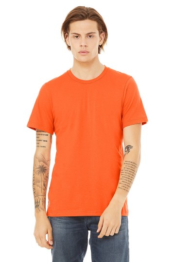 3001 B+C Unisex Crew Neck T-shirt oranje