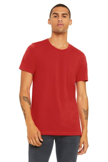 3001 B+C Unisex Crew Neck T-shirt rood