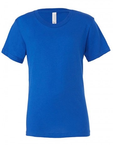 B+C Youths Canvas Toddler Crew Neck T-shirt 3001Y  echt koningsblauw