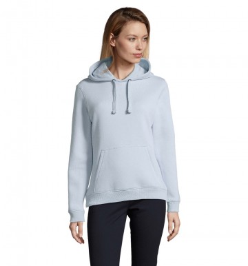 3103 Sol's Spencer dames hooded sweatshirt creamy blauw