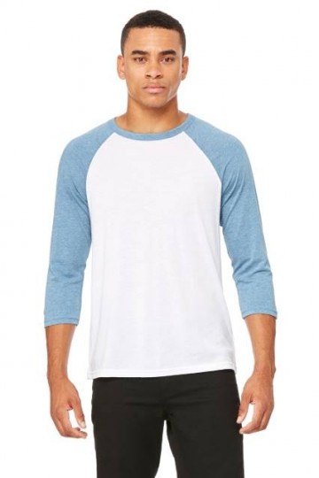 B+C T-shirt Baseball met 3/4 mouwen