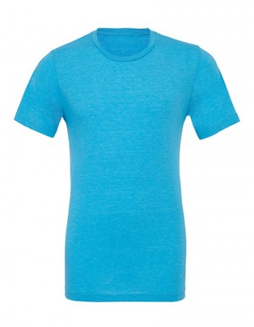 3413 B+C Canvas Unisex Triblend T-shirt aqua