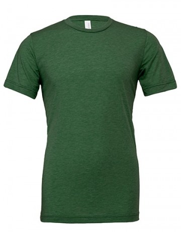 3413 B+C Canvas Unisex Triblend T-shirt grasgroen