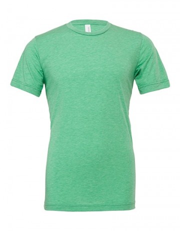 3413 B+C Canvas Unisex Triblend T-shirt groen