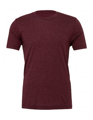 3413 B+C Canvas Unisex Triblend T-shirt maroon