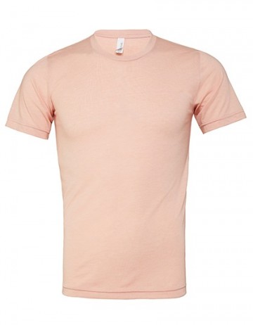 3413 B+C Canvas Unisex Triblend T-shirt peach