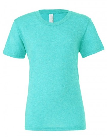 3413 B+C Canvas Unisex Triblend T-shirt seagreen