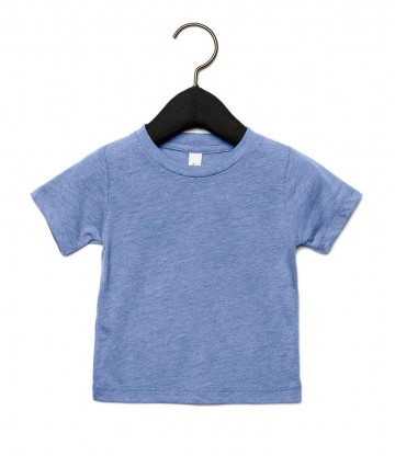 B+C Baby Tri-Blend T-shirt 3413B blauw tri blend