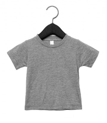 B+C Kids Canvas Toddler Tri-Blend T-Shirt 3413T donkergrijs tri blend