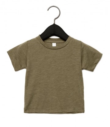 B+C Kids Canvas Toddler Tri-Blend T-Shirt 3413T olijfgroen tri blend