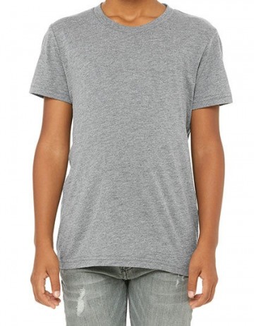 B+C Youths Canvas Toddler Tri-Blend T-Shirt 3413Y grijs tri blend heather