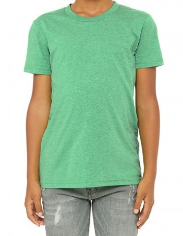 B+C Youths Canvas Toddler Tri-Blend T-Shirt 3413Y groen tri blend heather