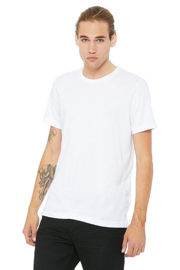 3650 B+C Canvas Unisex Poly/Cotton T-shirt wit