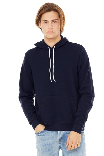 3719 B+C Unisex Pullover Hoodie marineblauw