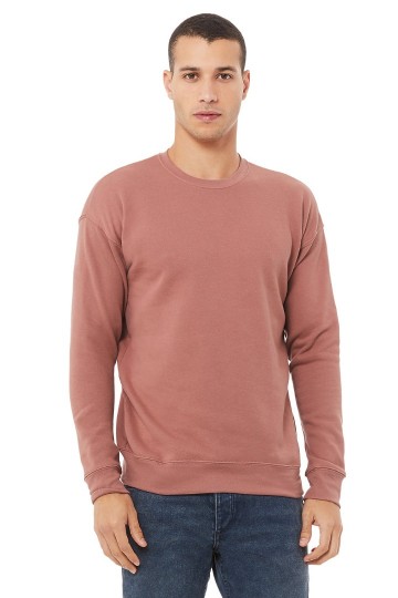 3945 B+C Canvas Unisex Drop Shoulder Sweatshirt mauve