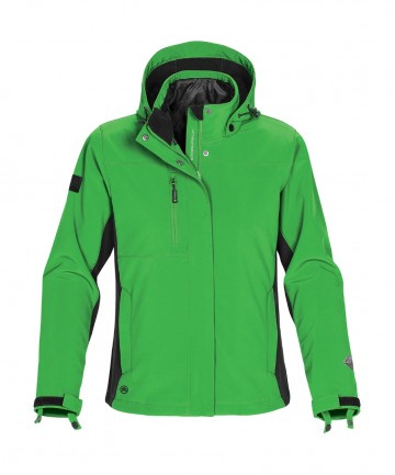 SSJ-1W Stormtech Dames jas Atmosphere 3 in 1 groen/zwart