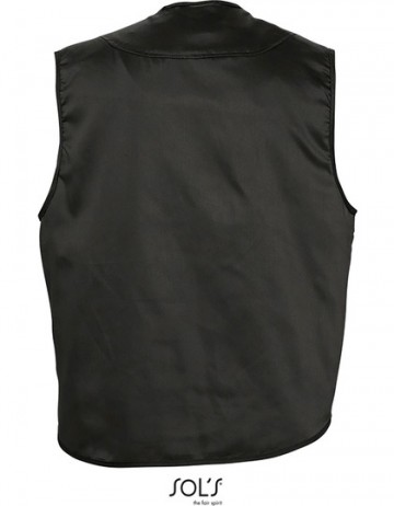 43630 Sol's Wild Bodywarmer zwart rug