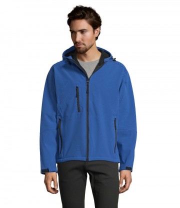 46602 Sol's Replay Men Softshell Jack koningsblauw