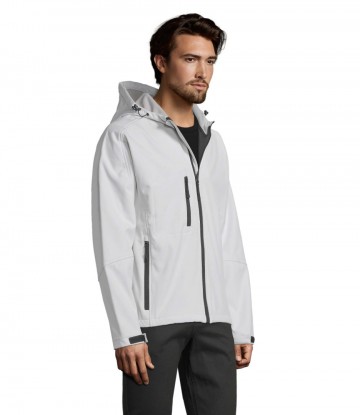 46602 Sol's Replay Men Softshell Jack wit zij
