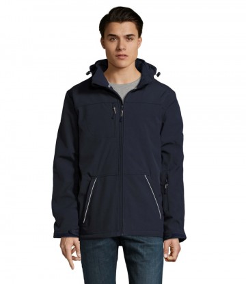 46604 Sol's Rock Men Softshell Jack fransmarineblauw
