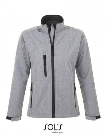 46800 Sol's Roxy Softshell Women grijsmelange