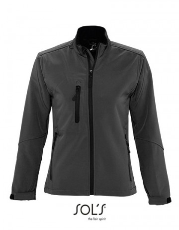 46800 Sol's Roxy Softshell Women houtskoolgrijs