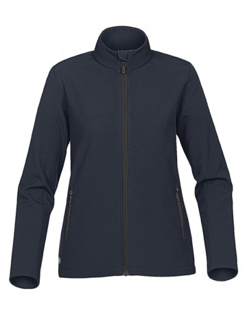 469.18 Stormtech dames Orbiter Softshell jas zwart/zwart rug