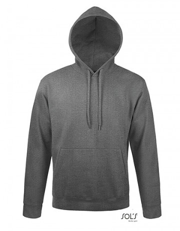 47101 Sol's Snake sweater jack met kap houtskoolgrijsmelange