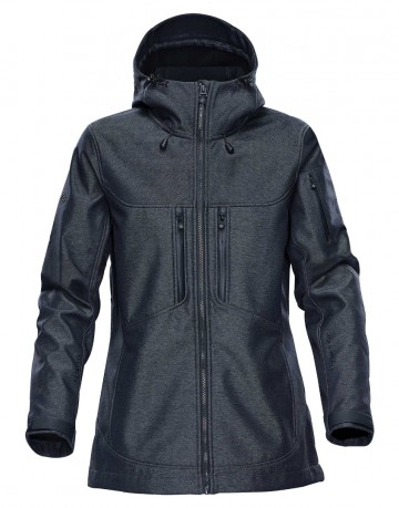 487.18 Stormtech dames Epsilon 2 softshell 132 charcoal twill