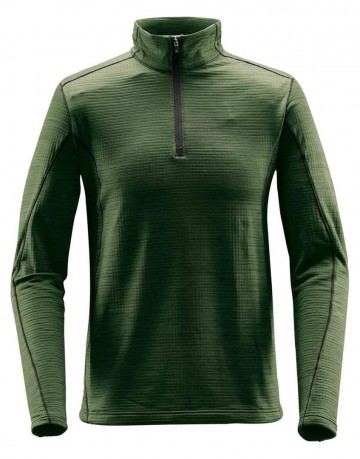 488.18 Stormtech heren Base Thermal 1/4 rits 506 aardegroen