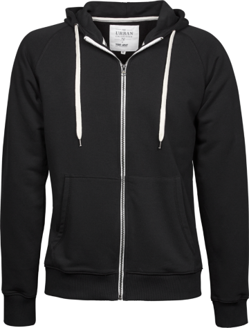 5402 Tee Jays Urban Zip hoodie unisex zwart