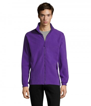 55000 Sol's North Fleece jacket donkerpaars