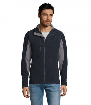 55500 Sol's Nordic fleece jacket marineblauw grijs