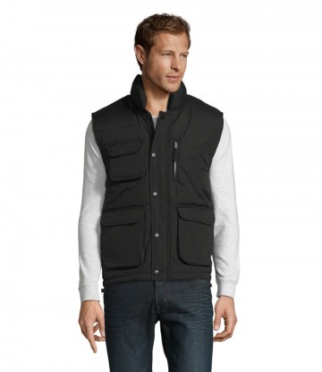 59000 Sol's Viper bodywarmer zwart