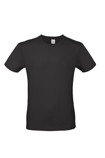B&C E150 T-shirt TU01T 002 zwart