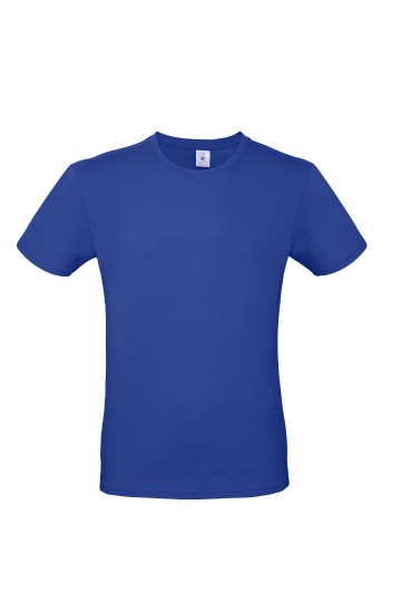 B&C E150 T-shirt TU01T 008 kobalt blauw