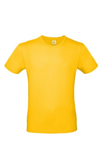 B&C E150 T-shirt TU01T 210 goudgeel