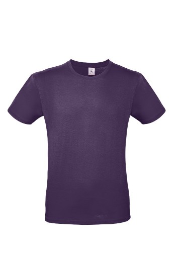 B&C E150 T-shirt TU01T 352 urban paars