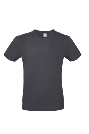 B&C E150 T-shirt TU01T 670 donker grijs