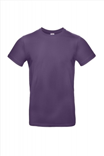 B&C E190 T-shirt TU03T 351 radiant paars