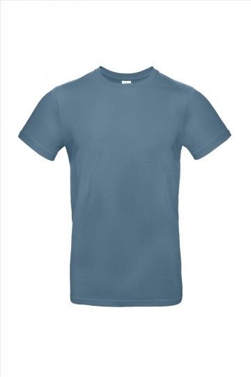 B&C E190 T-shirt TU03T 460 steen blauw