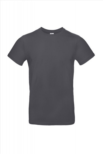 B&C E190 T-shirt TU03T 670 donker grijs